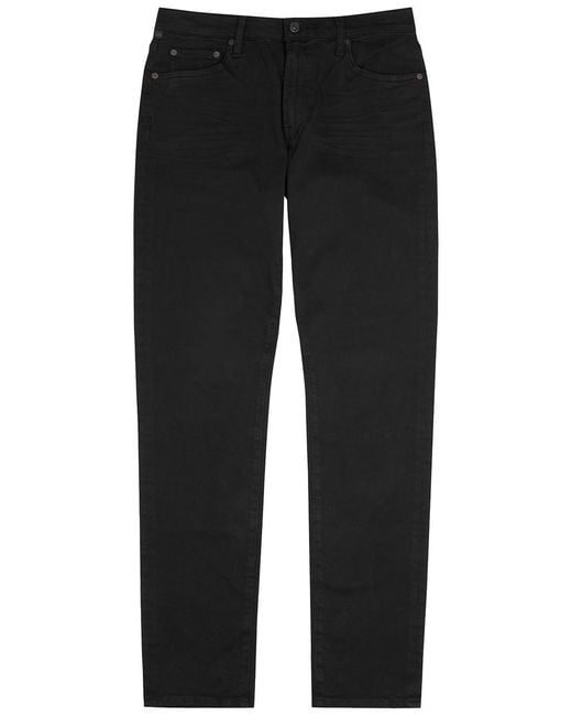 Citizens of Humanity Black London Slim-leg Jeans, Jeans, Spandex for men