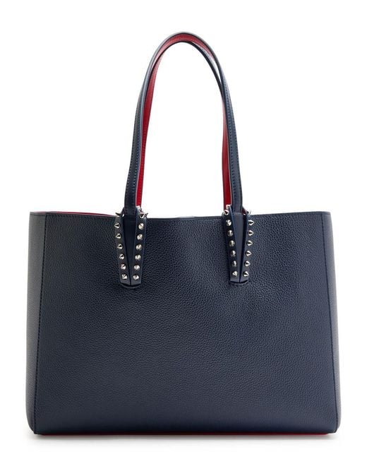 Christian Louboutin Blue Cabata Small Leather Tote
