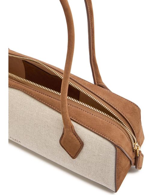 Alaïa White Le Teckel Medium Canvas Bag
