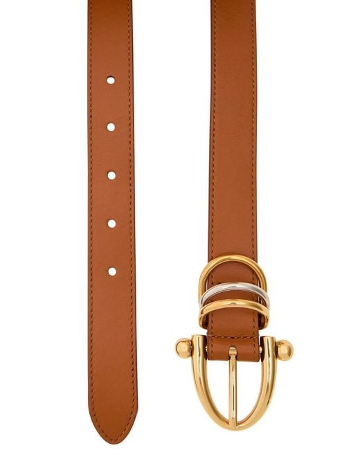 Chloé Brown The Chloé Bracelet Leather Belt