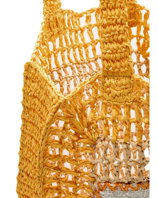 De Siena Metallic Capri Crochet Tote