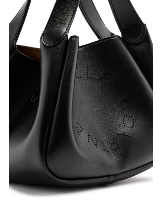 Stella McCartney Black Stella Logo Faux Leather Cross-body Bag