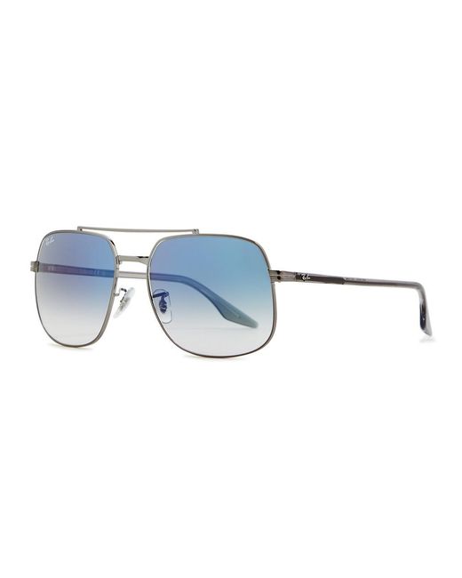 Ray-Ban Blue Aviator Sunglasses