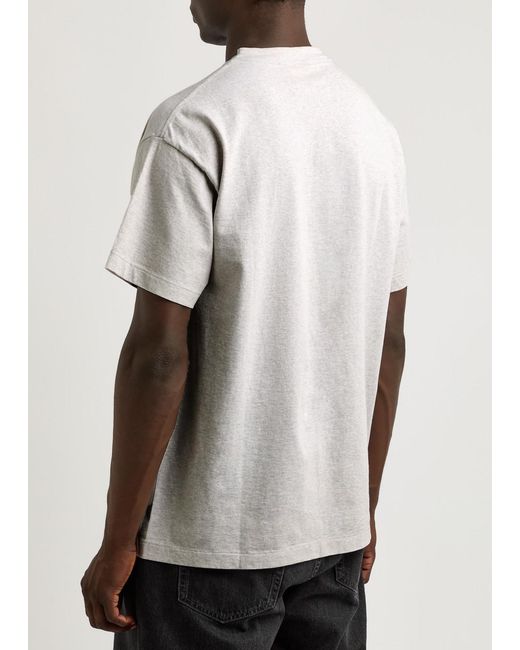 SAINT Mxxxxxx White Saint Sport Printed Cotton T-Shirt for men