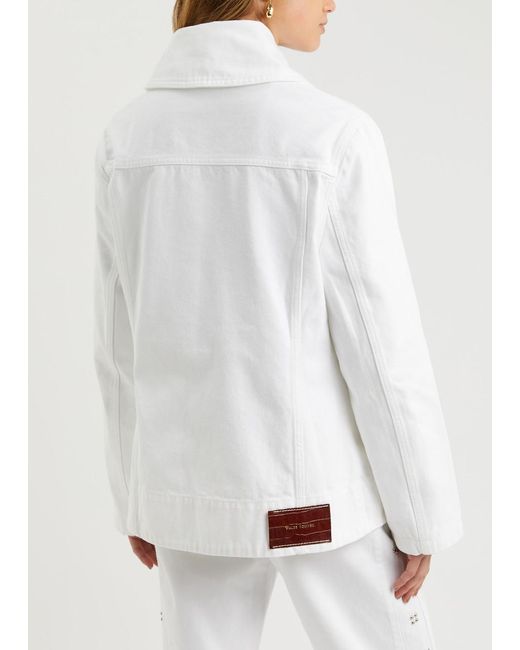 Wales Bonner White Heritage Denim Jacket
