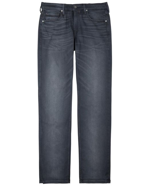 PAIGE Blue Normandie Transcend Straight-leg Jeans for men