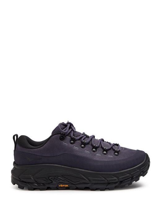 Hoka One One Blue Tor Summit Nubuck Leather Sneakers for men