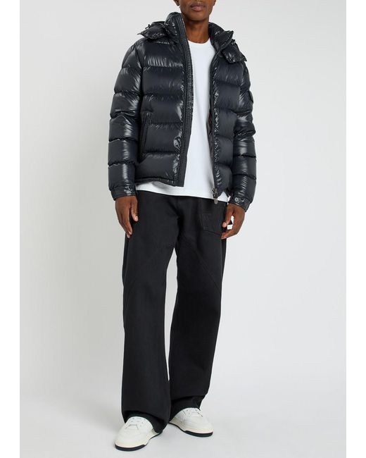 Moncler Black Maya Padded Shell Jacket for men