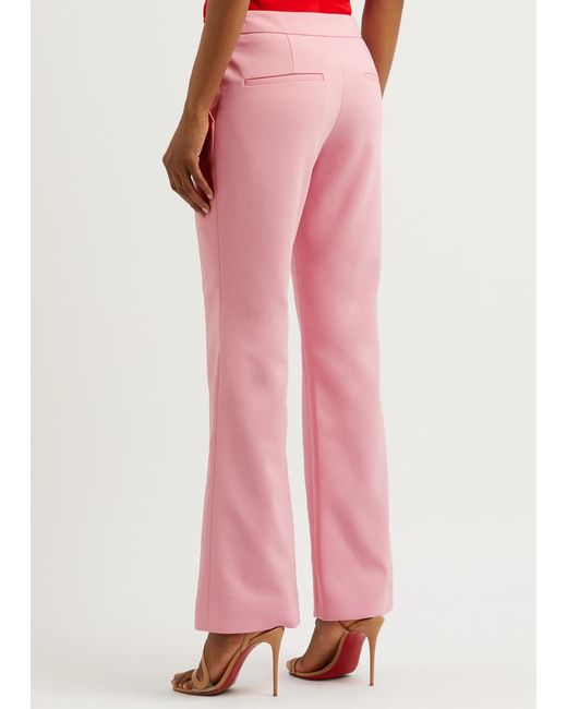 Balmain Pink Flared-Leg Trousers