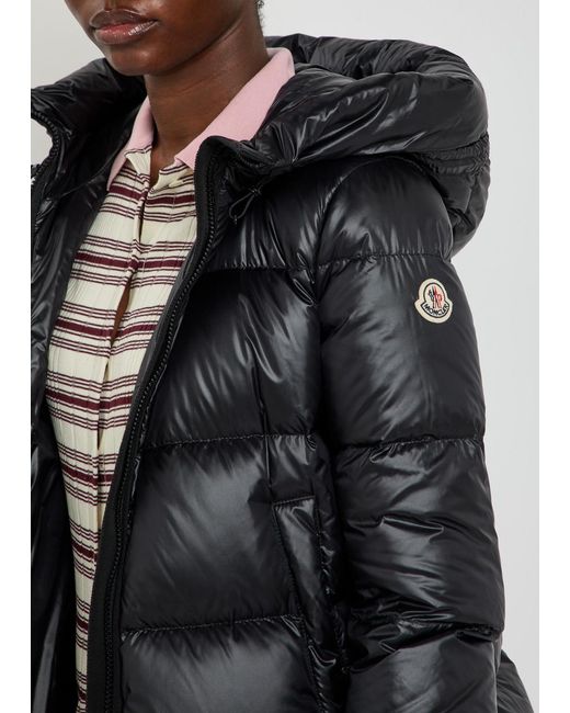Moncler Black Serittes Hooded Shell Jacket