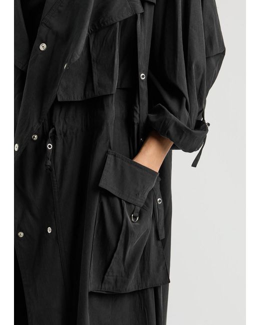 Isabel Marant Black Garance Trench Coat