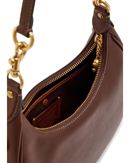 COACH Brown Jonie 22 Leather Shoulder Bag