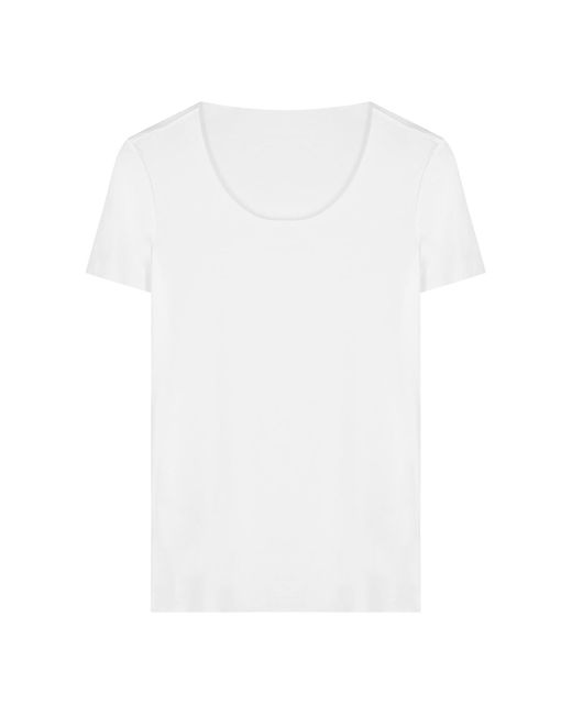 Wolford White Aurora Pure Jersey T-Shirt