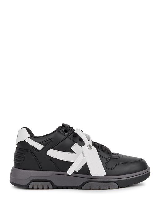 office leather trainers