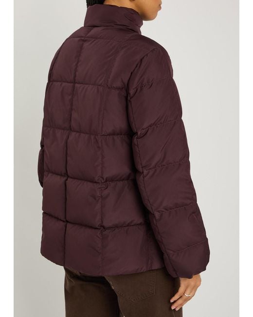 Moncler Purple Cochevinne Padded Shell Jacket