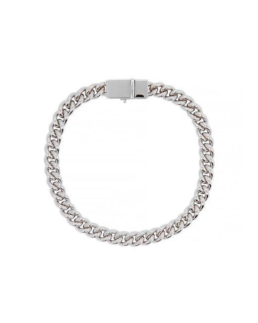 Tom Wood Metallic Curb Sterling Chain Bracelet for men