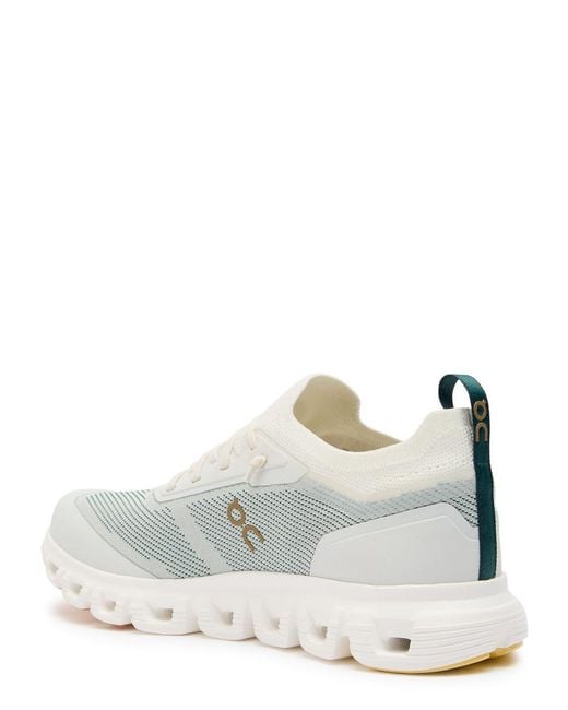 On Shoes White Cloud 6 Versa Jacquard Mesh-Knit Sneakers