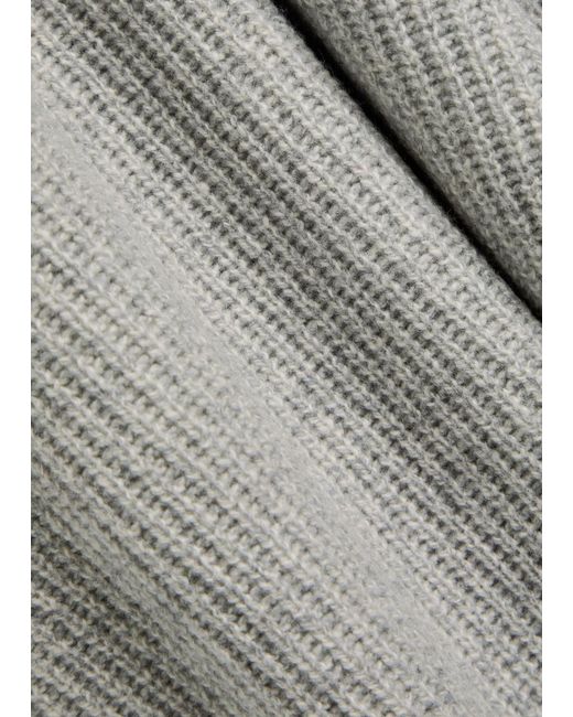 John Smedley Gray Oxnard Cashmere And Wool-Blend Jumper for men