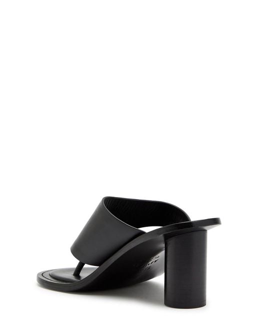 A.Emery Black Hardie 70 Thong Mules