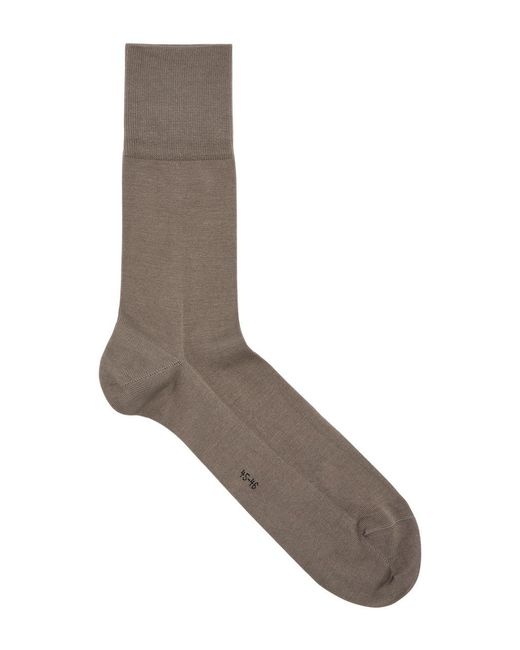 Falke Gray Tiago Stretch-cotton Socks for men