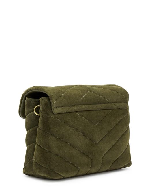 Saint Laurent Green Loulou Toy Quilted Cross Body Bag