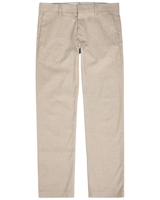 NN07 Men's Natural Theo Straight-Leg Woven Pants
