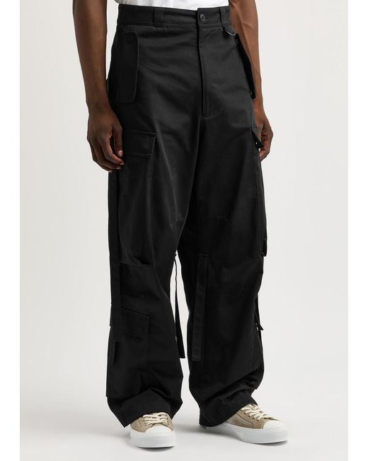 Givenchy Gray Military Cotton Cargo Trousers for men