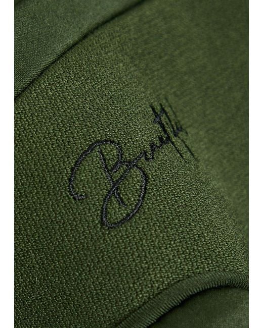 Alice + Olivia Green Burns Woven Blazer