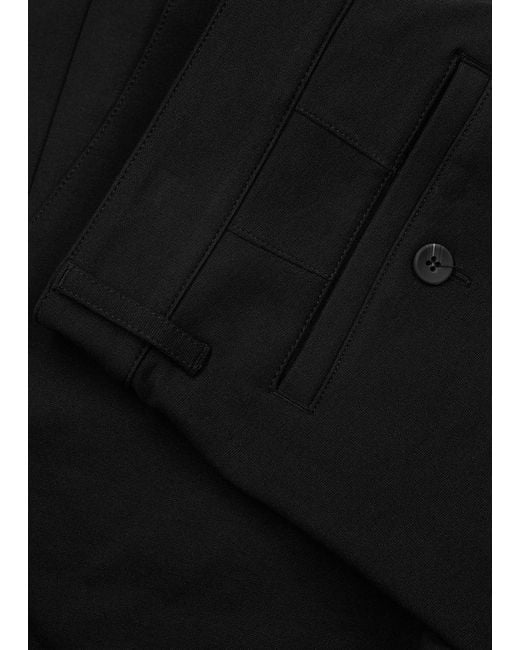 PAIGE Black Stafford Slim-Leg Jersey Trousers for men