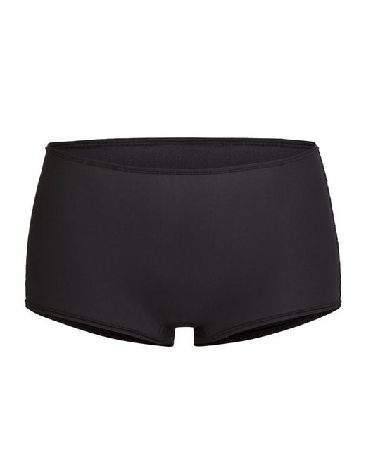 Skims Black Stretch-Jersey Boy Shorts