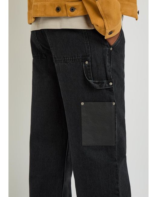 Loewe Blue Straight-Leg Jeans for men