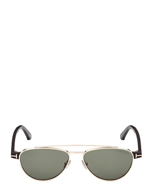 Tom Ford Metallic Anthony Aviator-Style Sunglasses for men