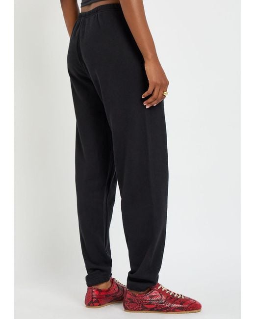 Skims Black Cotton-Blend Sweatpants