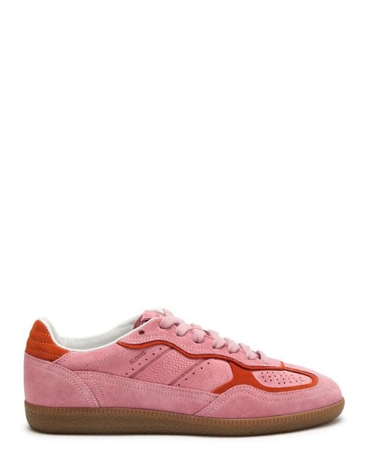Alohas Pink Tb.490 Rife Panelled Suede Sneakers