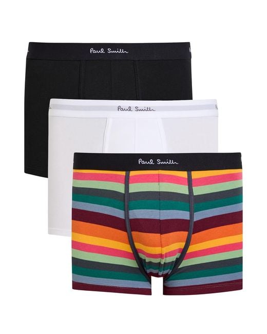 Paul Smith Multicolor Stretch-Cotton Trunks for men
