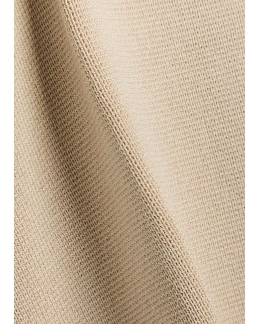 Raith Natural Davi Hybrid Panelled Stretch-Knit Gilet for men