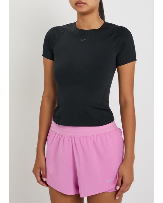 Nike Black Universa Dri-Fit Stretch-Jersey Top