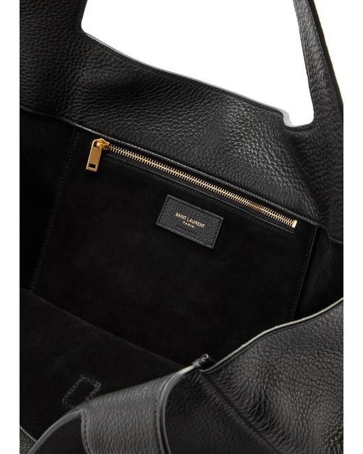 Saint Laurent Black Bea Leather Tote
