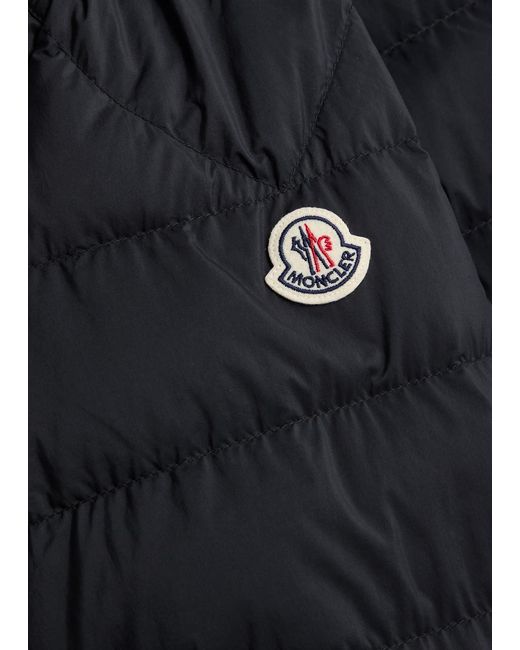 Moncler Black Quilted Nylon Jacket for men