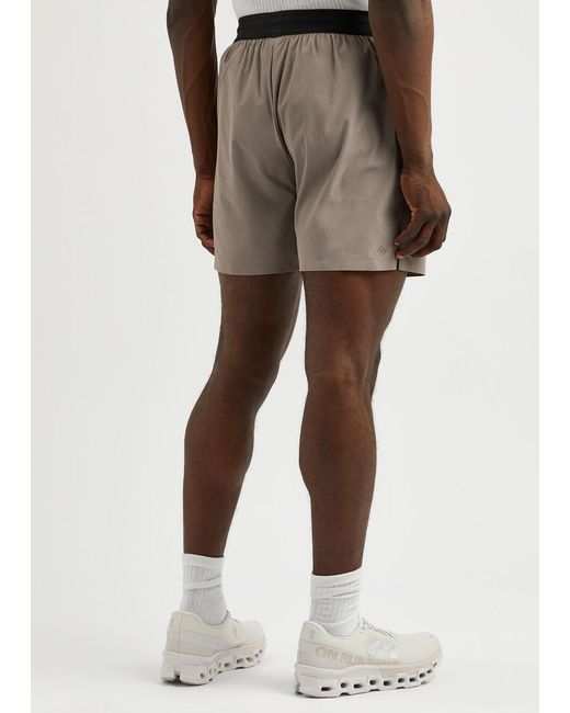 Represent Gray 247 Printed Stretch-Nylon Shorts for men