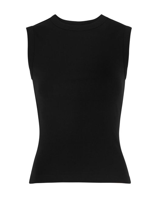 Flore Flore Black Esme Cotton Tank
