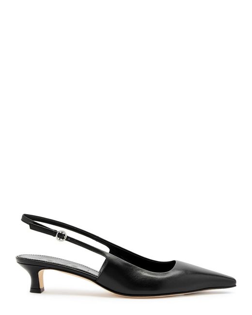 Aeyde Black Catrina 35 Leather Pumps