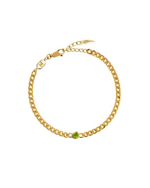 Missoma Metallic August Birthstone 18kt Vermeil Bracelet