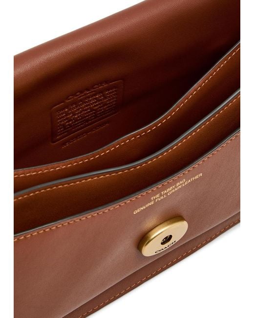 COACH Brown Tabby 26 Leather Shoulder Bag