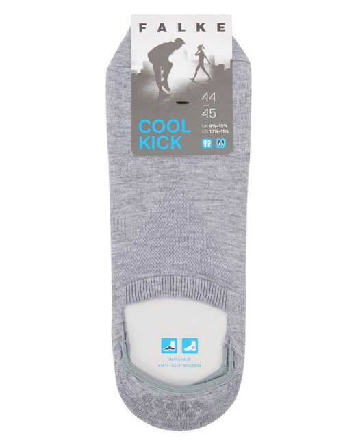 Falke Gray Cool Kick Sports Socks for men
