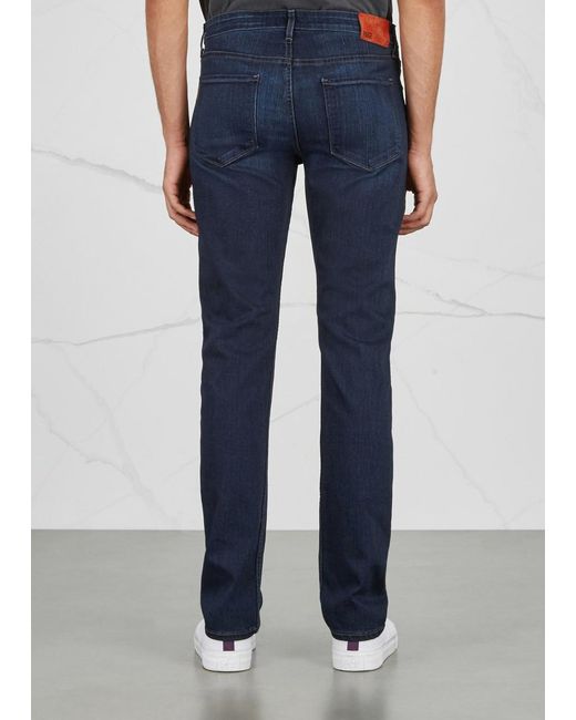 PAIGE Blue Lennox Slim-Leg Jeans, Jeans, Spandex for men