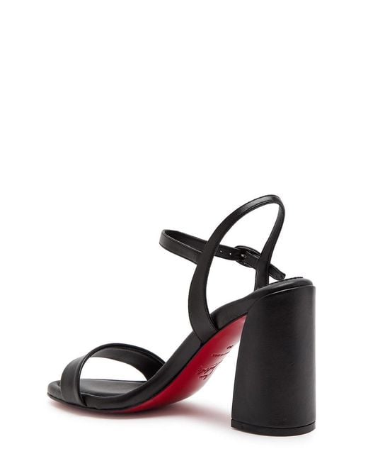 Christian Louboutin Black Jane 85 Leather Sandals