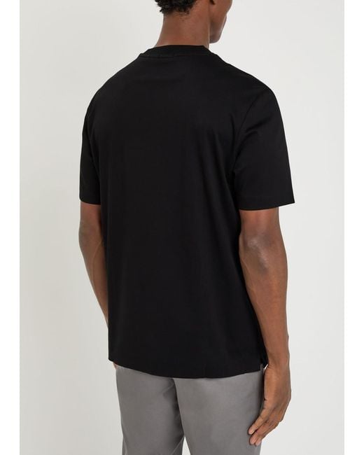 Boss Black C-Taut 01 Logo-Appliquéd Cotton T-Shirt for men