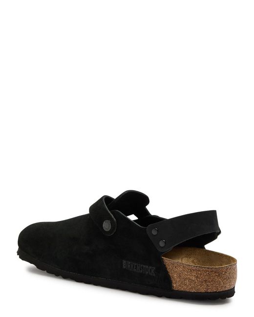 Birkenstock Black Tokio Ii Suede Clogs for men