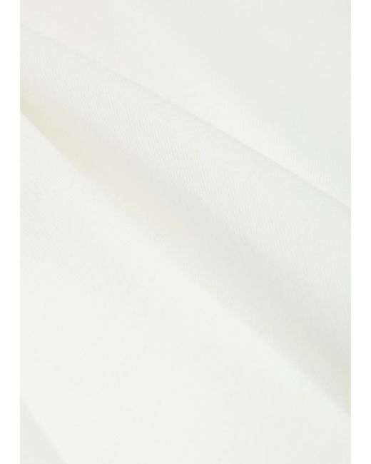 Studio Nicholson White Crew-Neck Cotton T-Shirt for men